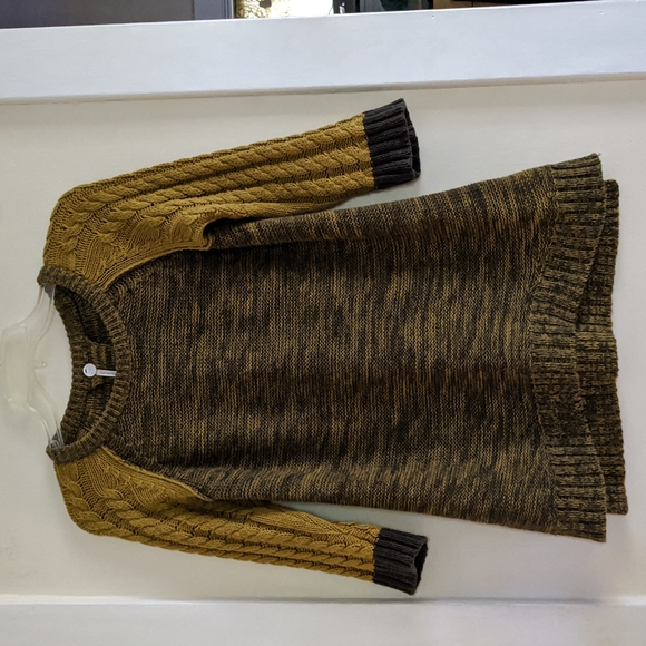 Margaret O'Leary Sweaters - Margaret O'Leary Marled Goldenrod and Gray Sweater size Medium 💯 Organic Cotton